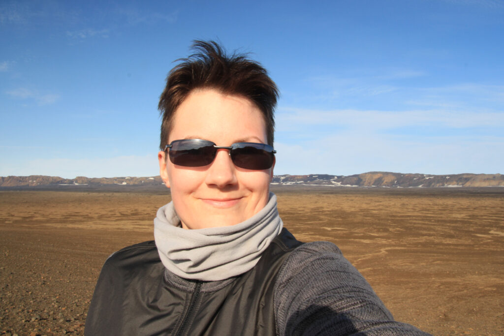 Askia crater in Iceland, 2018